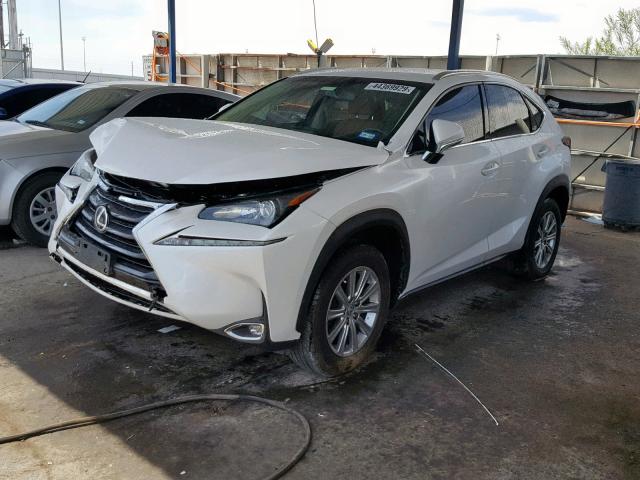 JTJYARBZ4G2048354 - 2016 LEXUS NX 200T WHITE photo 2