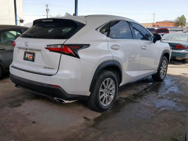 JTJYARBZ4G2048354 - 2016 LEXUS NX 200T WHITE photo 4