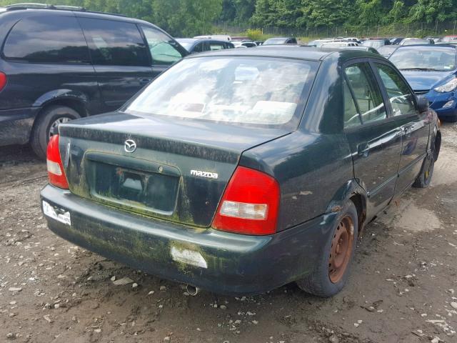 JM1BJ2221X0175268 - 1999 MAZDA PROTEGE DX GREEN photo 4