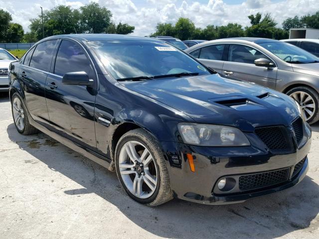 6G2ER57728L133274 - 2008 PONTIAC G8 BLACK photo 1