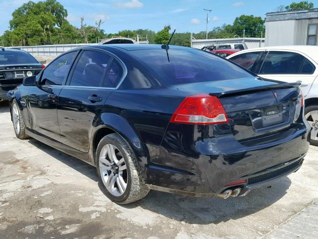 6G2ER57728L133274 - 2008 PONTIAC G8 BLACK photo 3