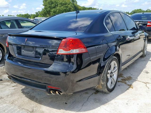 6G2ER57728L133274 - 2008 PONTIAC G8 BLACK photo 4