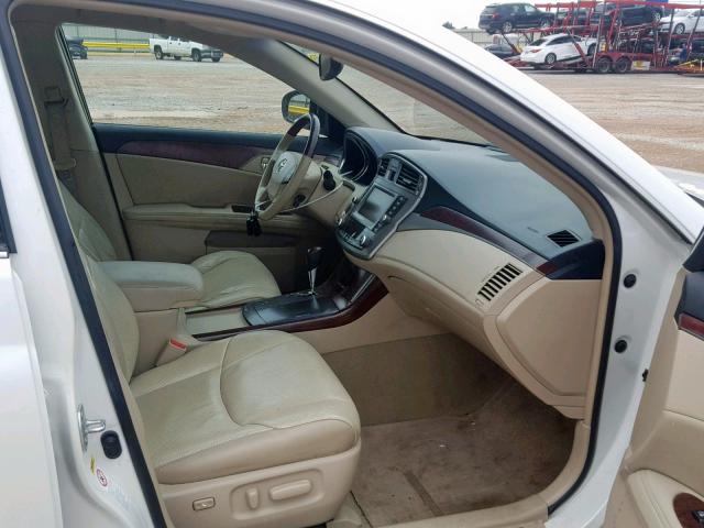 4T1BK3DB8CU457194 - 2012 TOYOTA AVALON BAS WHITE photo 5