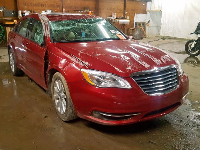 1C3CCBBB0CN207899 - 2012 CHRYSLER 200 TOURIN RED photo 1