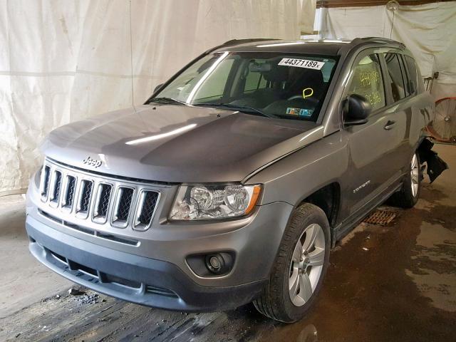 1C4NJDBB3DD222720 - 2013 JEEP COMPASS SP GRAY photo 2