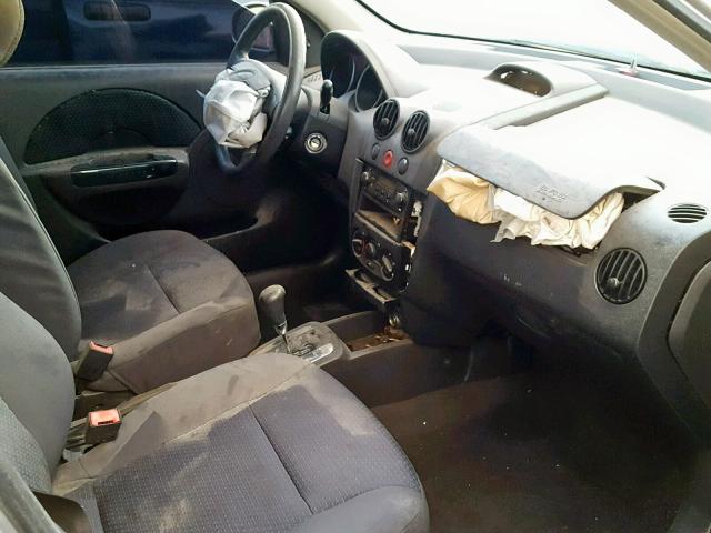 KL1TD56626B677825 - 2006 CHEVROLET AVEO BASE Күміс фото 5