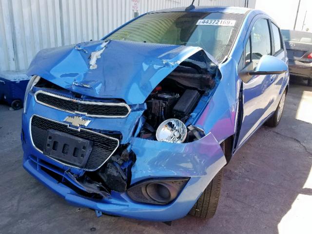 KL8CB6S93DC625768 - 2013 CHEVROLET SPARK LS BLUE photo 2