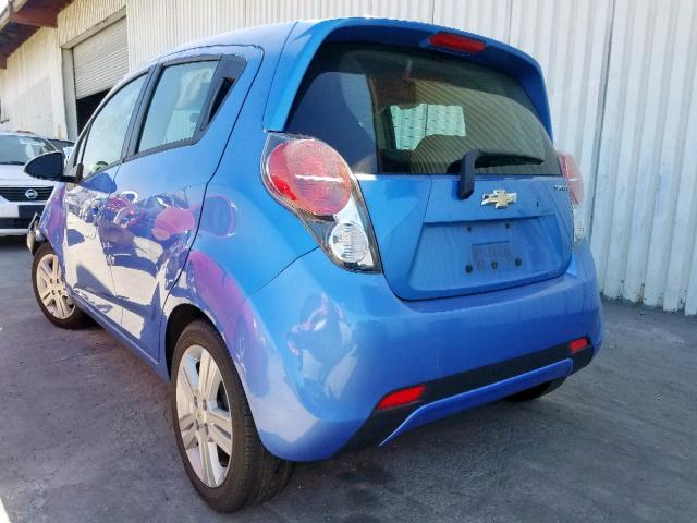 KL8CB6S93DC625768 - 2013 CHEVROLET SPARK LS BLUE photo 3