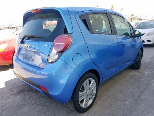 KL8CB6S93DC625768 - 2013 CHEVROLET SPARK LS BLUE photo 4