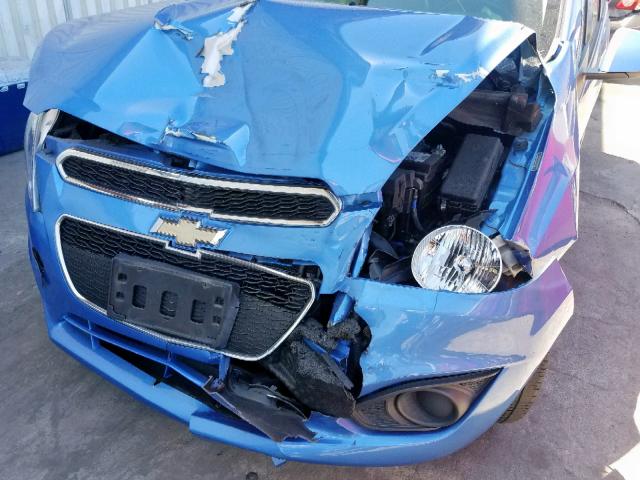 KL8CB6S93DC625768 - 2013 CHEVROLET SPARK LS BLUE photo 9