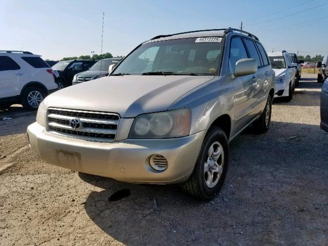 JTEGD21AX30048983 - 2003 TOYOTA HIGHLANDER TAN photo 2