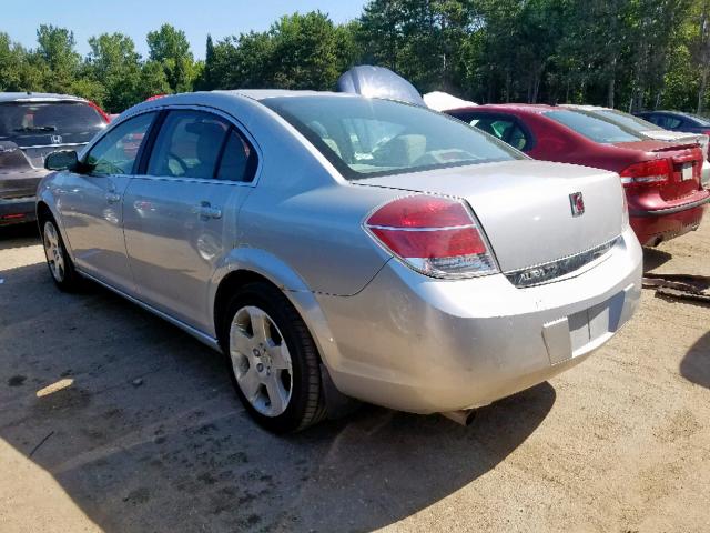 1G8ZS57B39F105772 - 2009 SATURN AURA XE SILVER photo 3