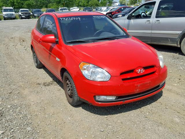 KMHCN35C39U118788 - 2009 HYUNDAI ACCENT SE RED photo 1