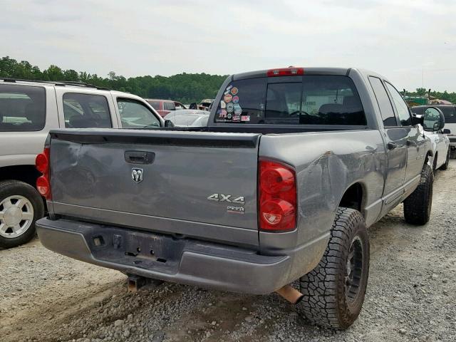 1D3HU18257J554830 - 2007 DODGE RAM 1500 S SILVER photo 4