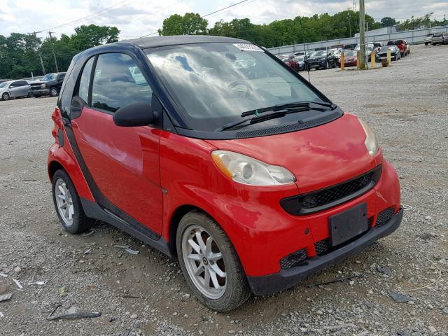 WMEEJ31X99K257564 - 2009 SMART FORTWO PUR RED photo 1