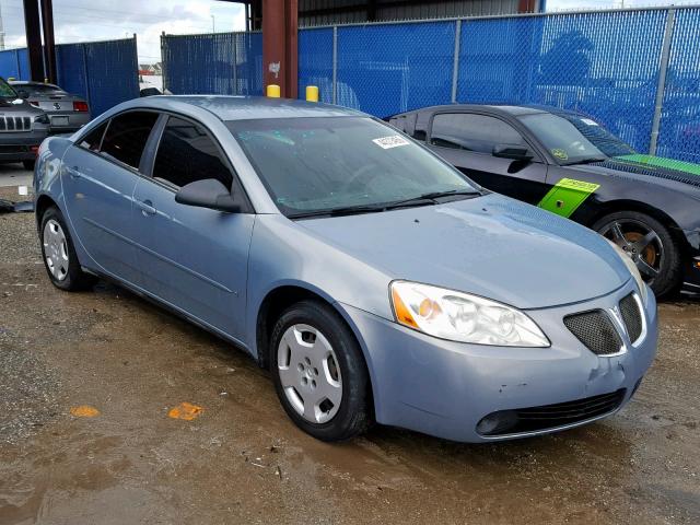 1G2ZF58B074231335 - 2007 PONTIAC G6 VALUE L BLUE photo 1