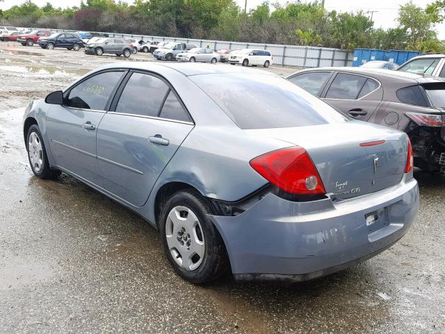 1G2ZF58B074231335 - 2007 PONTIAC G6 VALUE L BLUE photo 3