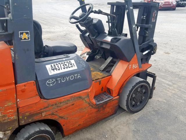 73746 - 2002 TOYOTA FORKLIFT ORANGE photo 9