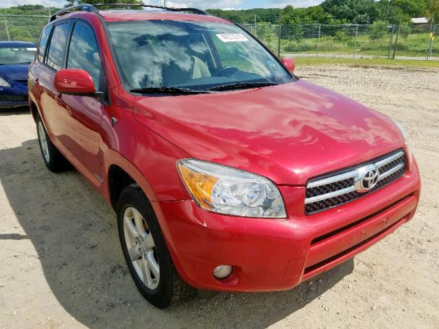 JTMBD31V686081877 - 2008 TOYOTA RAV4 LIMIT RED photo 1