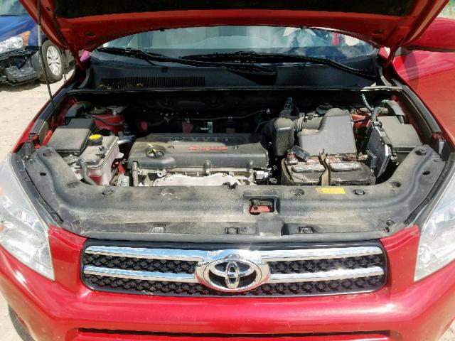 JTMBD31V686081877 - 2008 TOYOTA RAV4 LIMIT RED photo 7