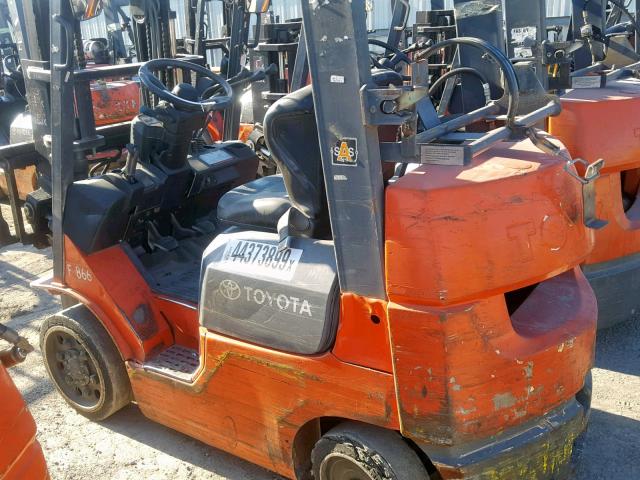 76615 - 2002 TOYOTA FORKLIFT ORANGE photo 9