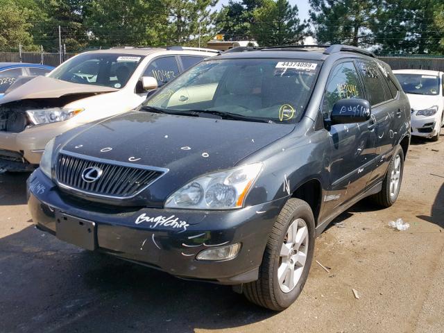 JTJHA31UX40052287 - 2004 LEXUS RX CHARCOAL photo 2