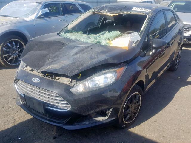 3FADP4AJ7FM203782 - 2015 FORD FIESTA S BLACK photo 2