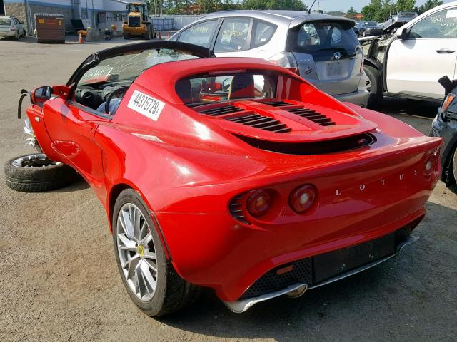 SCCPC111X5HL33798 - 2005 LOTUS ELISE RED photo 3