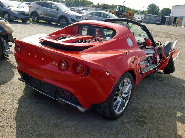 SCCPC111X5HL33798 - 2005 LOTUS ELISE RED photo 4