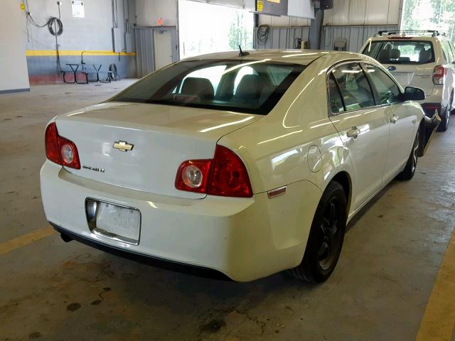 1G1ZC5EB6AF221275 - 2010 CHEVROLET MALIBU 1LT 白色 照片 4