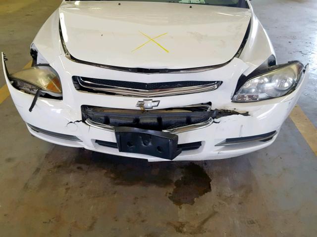 1G1ZC5EB6AF221275 - 2010 CHEVROLET MALIBU 1LT 白色 照片 9