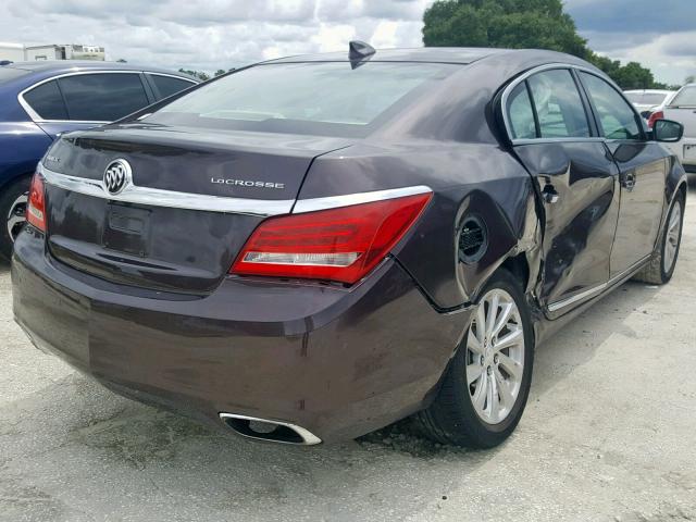 1G4GB5G37GF168324 - 2016 BUICK LACROSSE BROWN photo 4