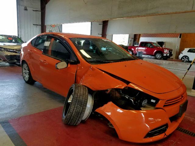 1C3CDFBA3DD340238 - 2013 DODGE DART SXT ORANGE photo 1