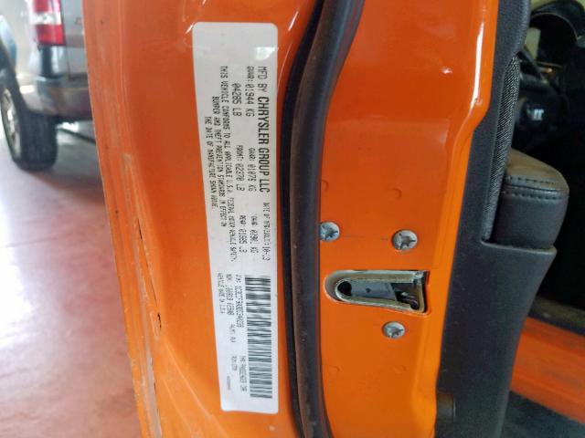 1C3CDFBA3DD340238 - 2013 DODGE DART SXT ORANGE photo 10