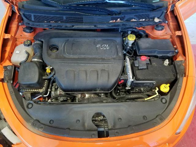 1C3CDFBA3DD340238 - 2013 DODGE DART SXT ORANGE photo 7