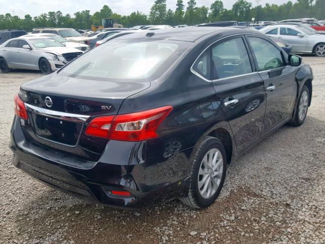 3N1AB7AP5KY291545 - 2019 NISSAN SENTRA S BLACK photo 4