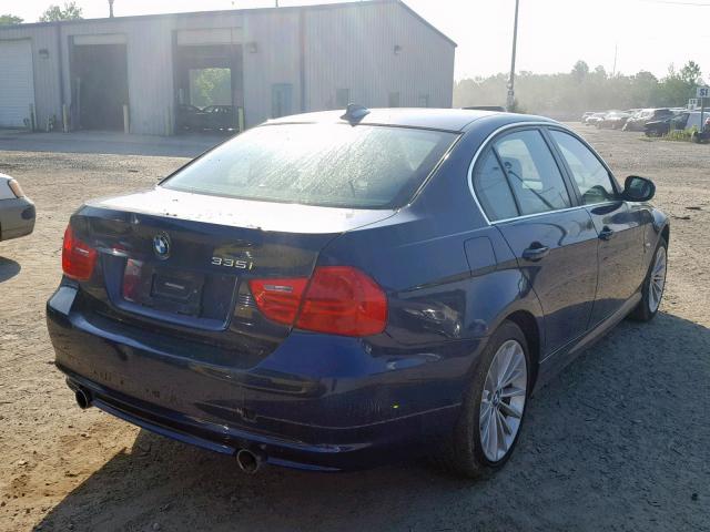 WBAPL5C59BA919564 - 2011 BMW 335 XI BLUE photo 4