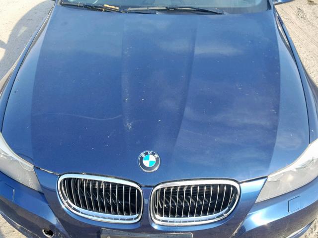 WBAPL5C59BA919564 - 2011 BMW 335 XI BLUE photo 7