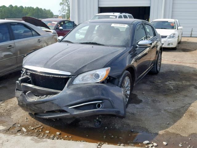 1C3CCBCG8CN125705 - 2012 CHRYSLER 200 LIMITE BLACK photo 2