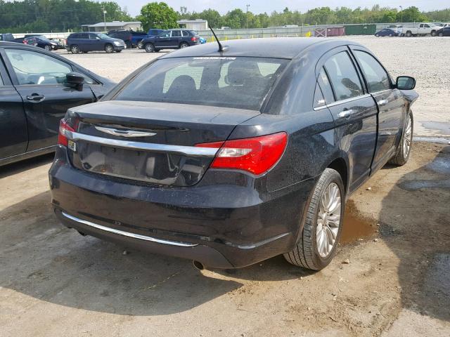 1C3CCBCG8CN125705 - 2012 CHRYSLER 200 LIMITE BLACK photo 4