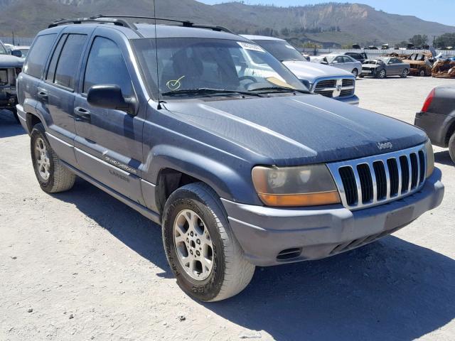 1J4GX48S81C661289 - 2001 JEEP GRAND CHER BLUE photo 1