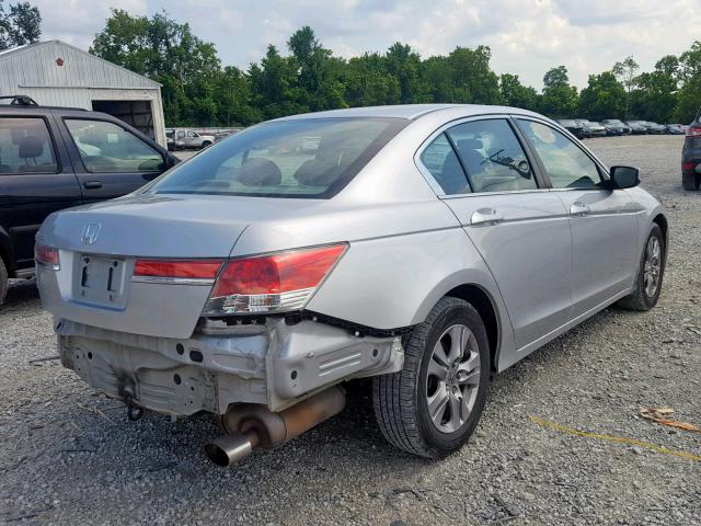 1HGCP2F46CA010840 - 2012 HONDA ACCORD LXP SILVER photo 4