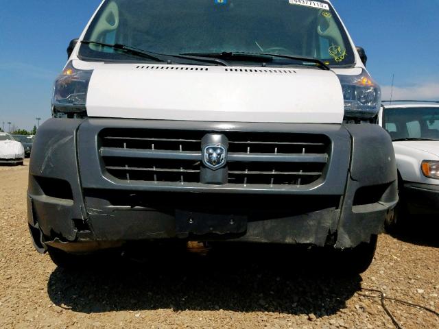 3C6TRVDG4HE546933 - 2017 RAM PROMASTER 白色 照片 9