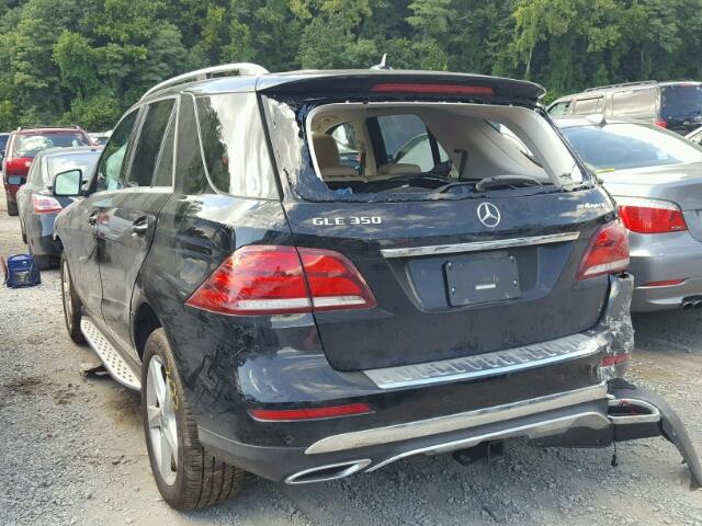 4JGDA5HB0JB009056 - 2018 MERCEDES-BENZ GLE 350 4M BLACK photo 3