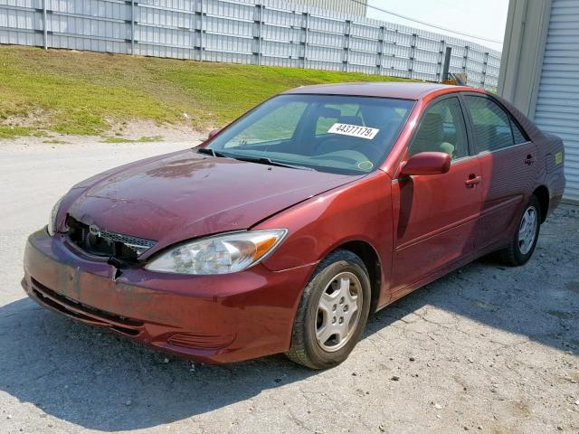 4T1BF32K33U038659 - 2003 TOYOTA CAMRY LE BURGUNDY photo 2