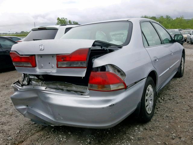 1HGCF86611A139685 - 2001 HONDA ACCORD VAL SILVER photo 4