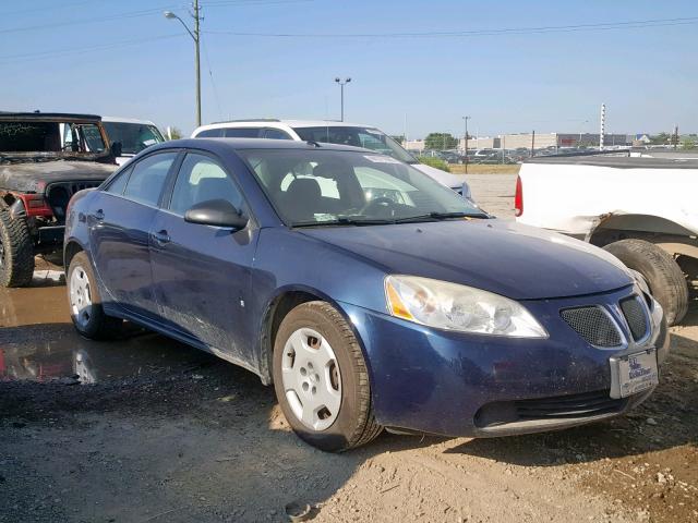 1G2ZF57B984200961 - 2008 PONTIAC G6 VALUE L BLUE photo 1