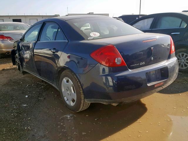 1G2ZF57B984200961 - 2008 PONTIAC G6 VALUE L BLUE photo 3