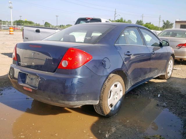 1G2ZF57B984200961 - 2008 PONTIAC G6 VALUE L BLUE photo 4