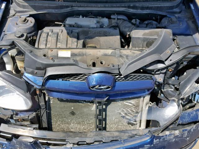 KMHCM3AC6BU201940 - 2011 HYUNDAI ACCENT GL BLUE photo 7